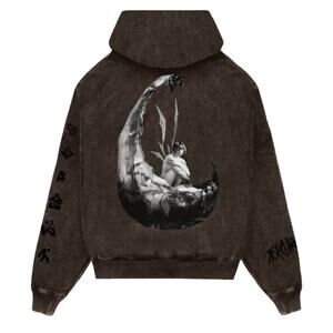 Ashnikko WEEDKILLER Tour Merch Hoodie Sweatshirt XL Fairy Electropop Distressed